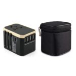 Universal Travel Adapter UK EU AU US Multi plug Type C Worldwide 4 USB Ports