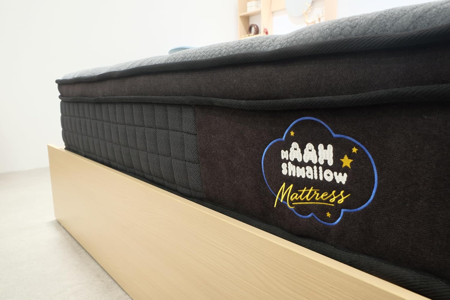 VOZZTTI Double size Maahshmallow Mattress Hybrid Spring Mattress with Memory Foam Double Size mattress | Individually Pocketed Springs, Cooling Knitted Fabric & High-Resilience Support Foam - Image 5